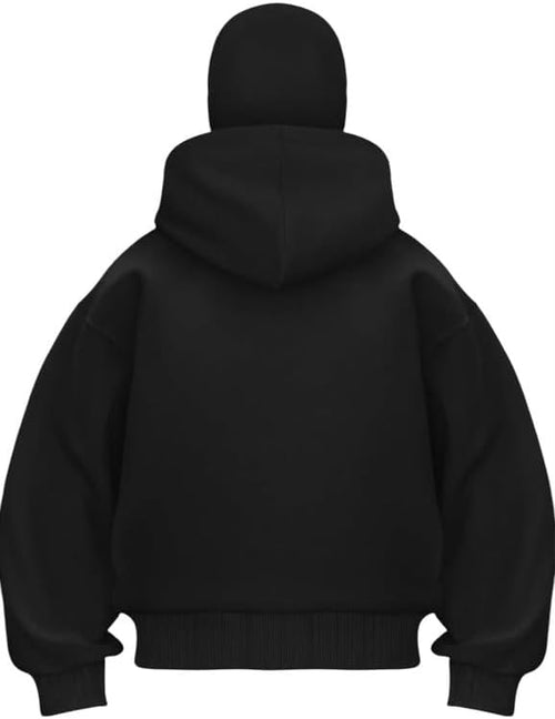 "Ninja Style Balaclava Hoodie - Full Face Coverage - Black (Unixes)